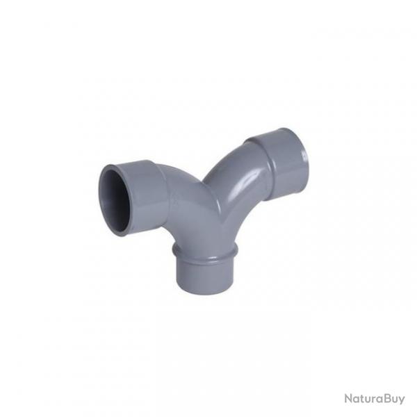 Coude double parallle Nicoll UOT8 angle 87 D100mm en PVC