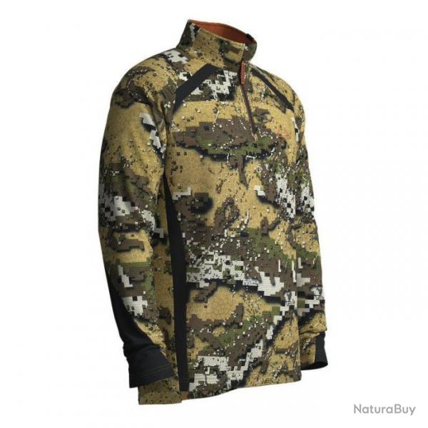 Polo manche longues anti tiques SWEDTEAM ALPHA Camo Desolve Veil