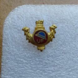 INSIGNE BOUTONNIERE PINS MILITAIRE ARMEE ANCIEN COMBATTANT POILU UNION FRANCAISE