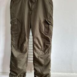 Pantalon de chasse homme kaki Solognac doublé polaire