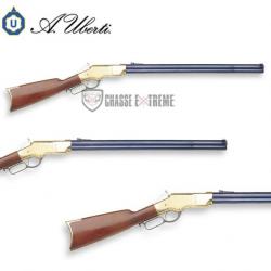 Carabine UBERTI 1860 Henry Trapper 18 1/2" Cal 44/40 Win Bleu