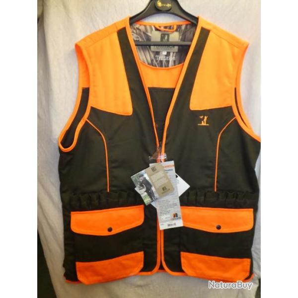 gilet de battue fluo