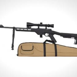 Wahoo ! Pack carabine CITADEL trakr sniper cal.22lr + 3-9X40 + fourreau + silencieux + bipied