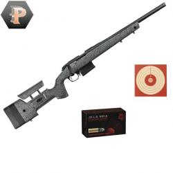 Carabine Bergara B14-R Trainer Steel Cal.22LR canon de 46cm fileté+ 50 Munitions + 10 cibles