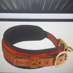 Collier de chien de sang orange fluo NIGGELOH