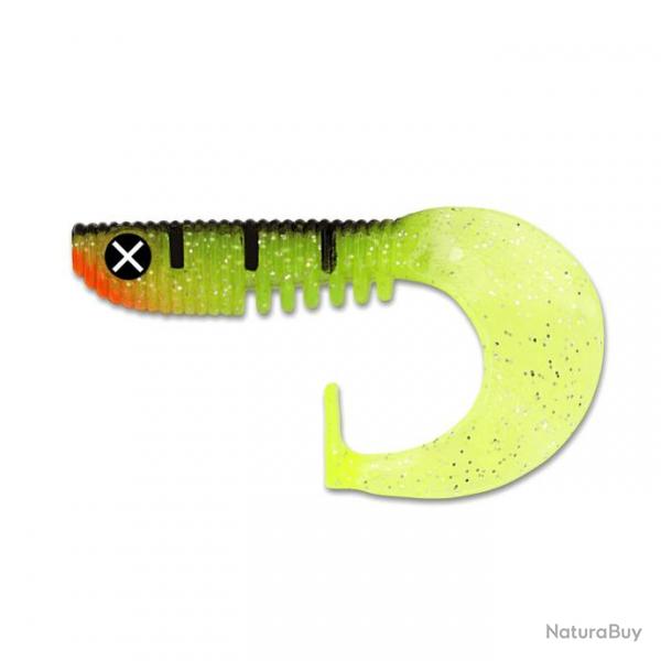 Leurre Souple Monkey Lures Curly Lui 10cm 10cm 6,5g par 5 Atomic Perch