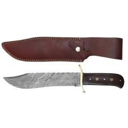 DAMAS - DAGUE 37 CM MICARTA & ÉTUI CUIR