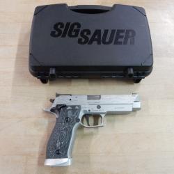 PISTOLET SIG SAUER P226 X-FIVE X-LINE FACET SILVER CAL 9X19 OCCASION ETAT NEUF