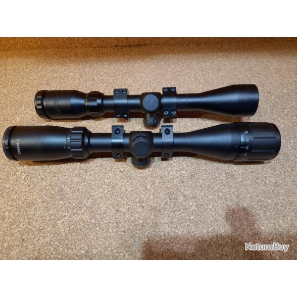 2 lunettes DIANA +BSA  3-9x40 lunettes de loisirs