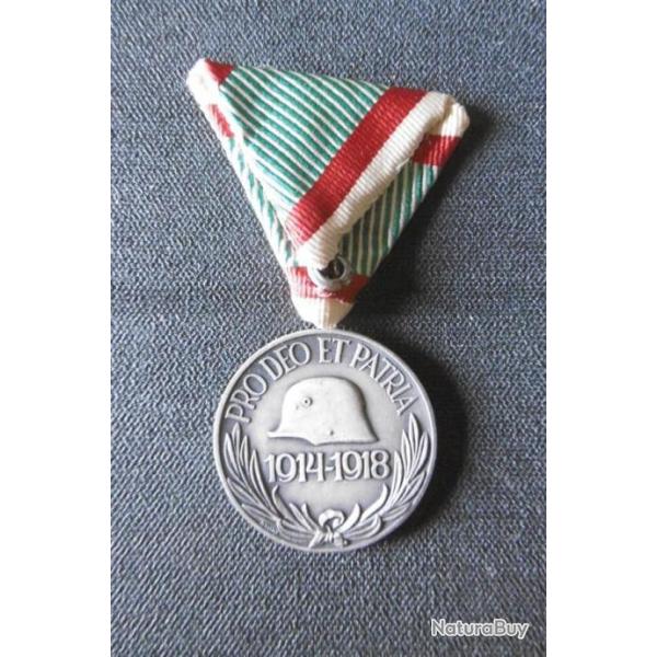 Autriche - Hongrie - 1re Guerre Mondiale - Mdaille PRO DEO ET PATRIA 1914-1918