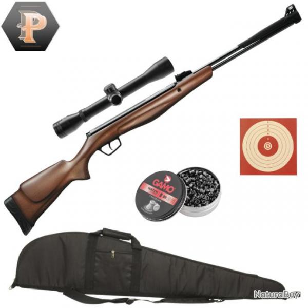 Carabine  plomb Stoeger RX40 cal.4.5 19.9J + lunette + mun + cibles + fourreau