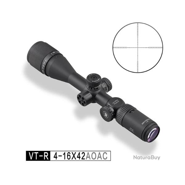 Lunette de chasse Discovery VT-R 4-16X42AOAC avec support de lunette 20 mm/11 mm LIVRAISON GRATUITE