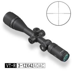 Lunette de visée Lunette de chasse Discovery VT-R 3-12X42 AOAC Optics Tube 25,4 mm