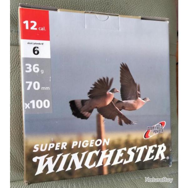 100 cartouches winchester Super Pigeon. 12/70  emballage jamais ouvert