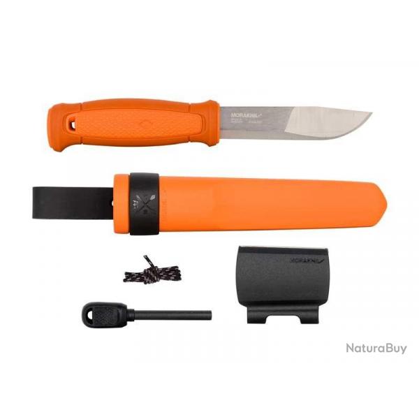 BEL1358 POIGNARD MORAKNIV kansbol ORANGE + KIT DE SURVIE NEUF