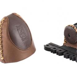 Carquois Buck Trail Deluxe 2 pièces à sangle réglable Brown/dark brown