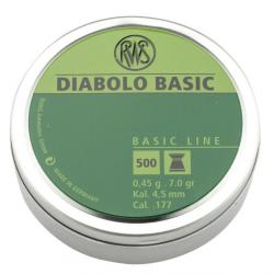 Boite de 500 plombs RWS diabolo basic - cal. 4. 5