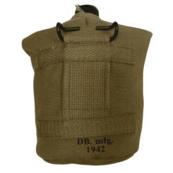 Gourde US M10  + Quart + Housse - Reproduction WW2 Premium DB mfg 1942