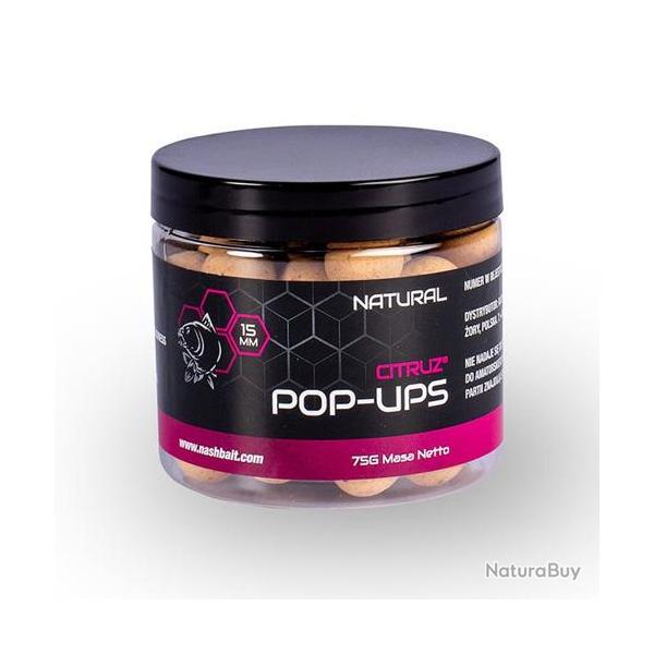 Pop Ups Nash Citruz 15mm 75g Natural