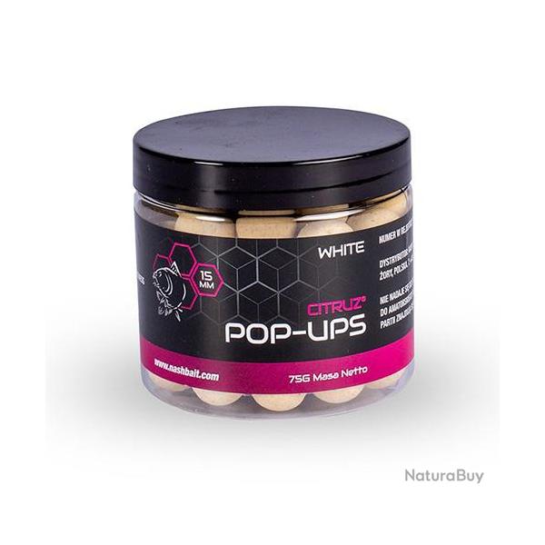 Pop Ups Nash Citruz 15mm 75g White