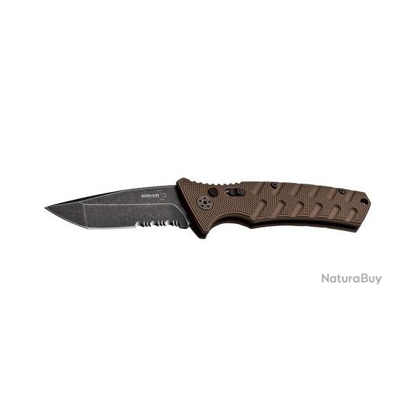 Couteau automatique Boker Plus Strike Coyote Tanto