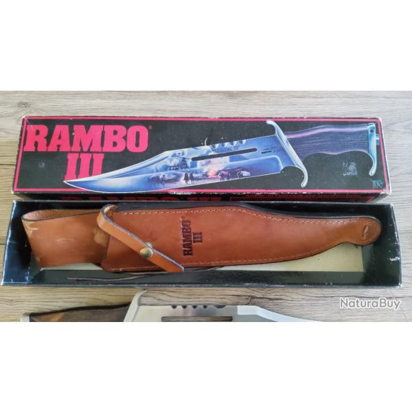 Vend rplique poignard rambo 3 avec certificat et boite d'origine