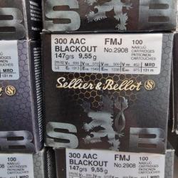 300 AAC BLACKOUT Sellier & bellot pack de 800 munitions