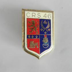 insigne CRS n°46 Police Nationale