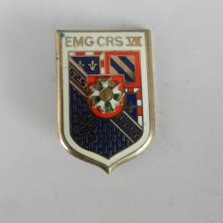 insigne EMG CRS VII Police Nationale