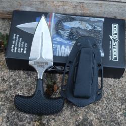 Couteau Push Dagger Cold Steel Safe Maker II Lame Acier AUS-8 Manche Kraton Etui Kydex 12DCST