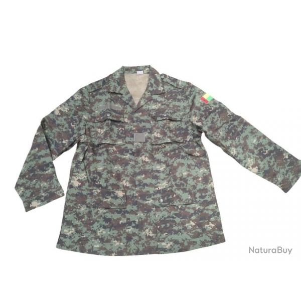 Veste de  combat 4 poches camo digital jungle - Taille XXL ( TP 120  cm)