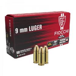 50 munitions FIOCCHI 123 GRAINS fmj 9X19