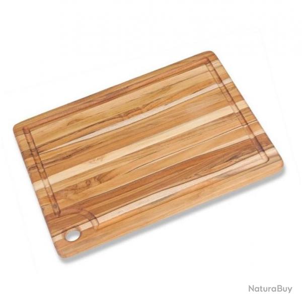 Planche  dcouper rectangulaire en teck (41 x 31 x 2 cm) [Teak Haus]