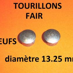 paire de tourillons fusil FAIR calibre 12 nouveau modèle 13.25mm - VENDU PAR JEPERCUTE (D23B863)