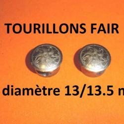 paire de tourillons fusil FAIR calibre 12 nouveau modèle 13mm - VENDU PAR JEPERCUTE (D23B865)