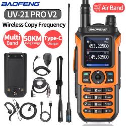 VHF BAOFENG UV-21 PRO Longue distance, CB, RADIO, 999 canaux, oreillettes - Livraison Offerte