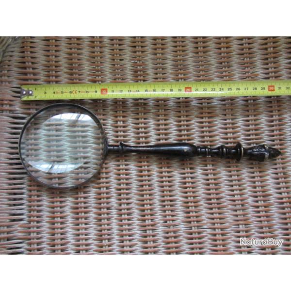 Loupe en bronze dor 19me sicle