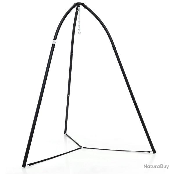 Support de chaise suspendu support de chaise trépied pivotant en métal chaîne de suspension résista