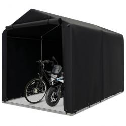 Abri de vélos extérieur abri de garage portable pour vélos avec porte à fermeture éclair enroulable