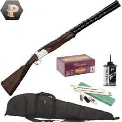 Pack chasseur ! Fusils superposés Luxe Yildiz Ejecteurs plaine - Cal. 20/76 + mun + fourreau + netto