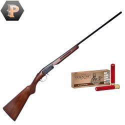 Pack chasseur ! Carabine pliante monocoup Ergal cal. 410-76 - Yildiz + mun