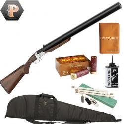 Pack chasseur ! Fusil monocoup pliant cal. 12/76 silencieux - Yildiz + mun + fourreau + nettoyage + 