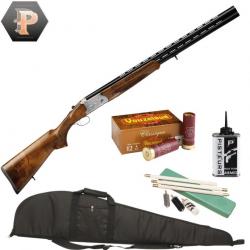 Pack chasseur ! Fusil superposé de plaine Yildiz - Cal. 12/76 + mun + fourreau + nettoyage