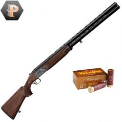 Pack Chasseur ! Fusil superposés de plaine Country Cal.12/76 canon de 76Cm + mun