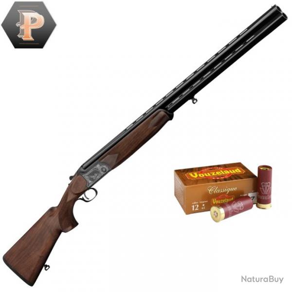 Pack Chasseur ! Fusil superposs de plaine Country Cal.12/76 canon de 76Cm + mun