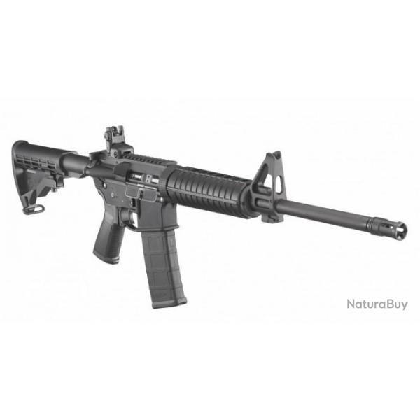 CARABINE SEMI-AUTOMATIQUE RUGER AR-556 Black cal.223 Rem 16,10"