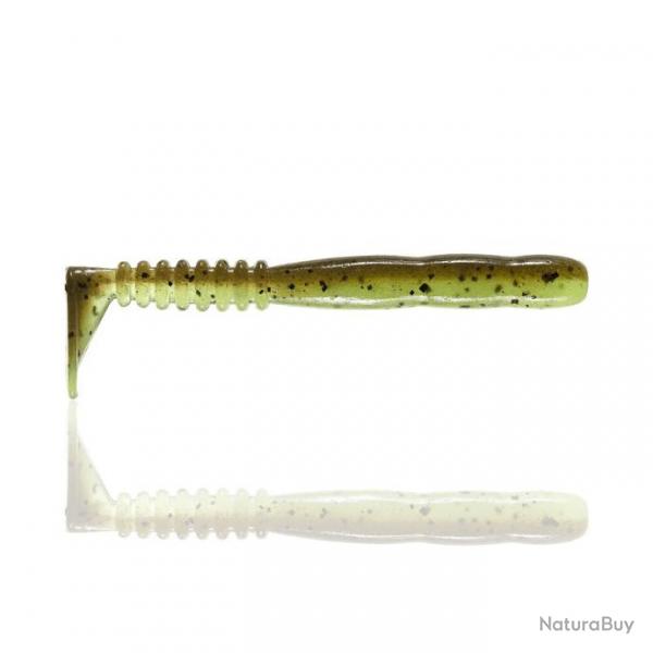 Leurre Reins Rockvibe Shad 2,3" - 5,8cm 5,8cm Par 15 #002 Green Pumpkin