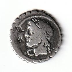 Pièce de Monnaie Romaine Répubique De CORNELIA Denier  SERRATUS Argent