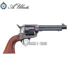 Revolver UBERTI 1873 Cattleman New Model Acier Cal 44/40 5.1/2" Acier Nickelé Poignée Ivoire