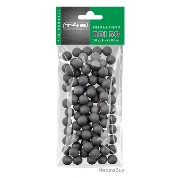 Billes de Défense RBI50 Gomme Dure Noyau Acier - Cal 50 - Sac de 100